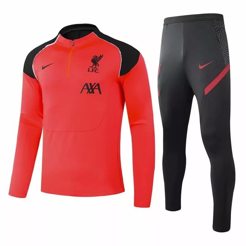 Tuta Calcio Liverpool 21/22 Rosso Grigio